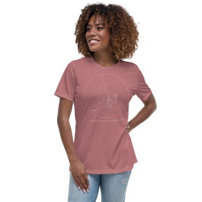 Stronger Together Women’s Relaxed Dark Print T-Shirt